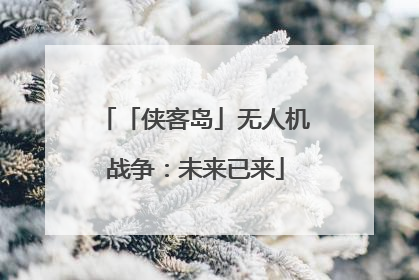 「侠客岛」无人机战争：未来已来