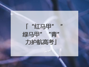 “红马甲”“绿马甲”“青”力护航高考