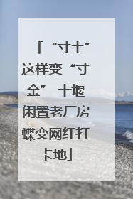 “寸土”这样变“寸金” 十堰闲置老厂房蝶变网红打卡地