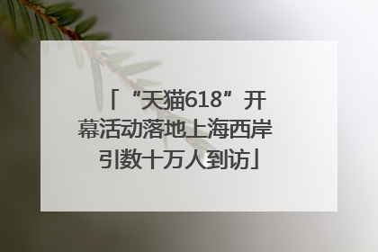“天猫618”开幕活动落地上海西岸 引数十万人到访