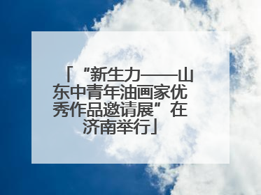 “新生力——山东中青年油画家优秀作品邀请展”在济南举行