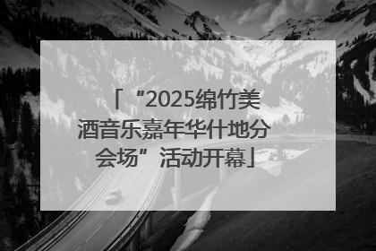 “2025绵竹美酒音乐嘉年华什地分会场”活动开幕