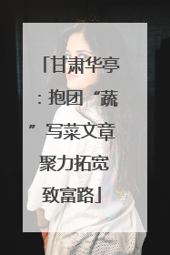 甘肃华亭：抱团“蔬”写菜文章 聚力拓宽致富路