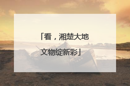 看，湘楚大地文物绽新彩