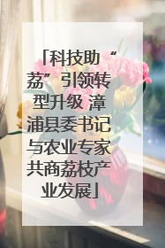科技助“荔”引领转型升级 漳浦县委书记与农业专家共商荔枝产业发展