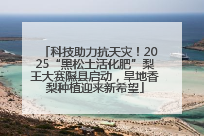 科技助力抗天灾！2025“黑松土活化肥”梨王大赛隰县启动，旱地香梨种植迎来新希望