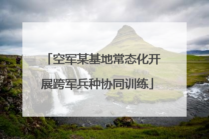 空军某基地常态化开展跨军兵种协同训练