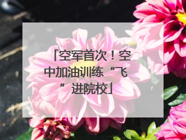 空军首次！空中加油训练“飞”进院校