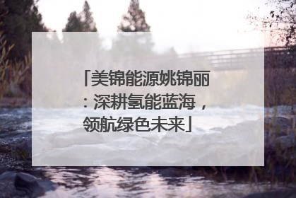 美锦能源姚锦丽：深耕氢能蓝海，领航绿色未来