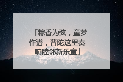 粽香为弦，童梦作谱，普陀这里奏响睦邻新乐章
