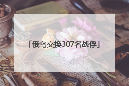 俄乌交换307名战俘