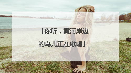 你听，黄河岸边的鸟儿正在歌唱
