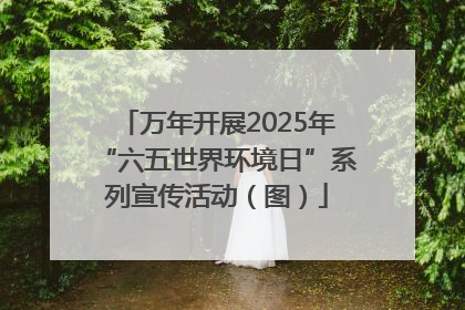 万年开展2025年“六五世界环境日”系列宣传活动（图）