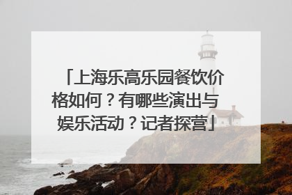 上海乐高乐园餐饮价格如何？有哪些演出与娱乐活动？记者探营
