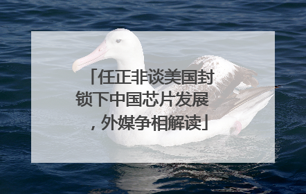 任正非谈美国封锁下中国芯片发展，外媒争相解读