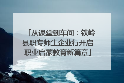 从课堂到车间：铁岭县职专师生企业行开启职业启蒙教育新篇章