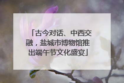 古今对话、中西交融，盐城市博物馆推出端午节文化盛宴