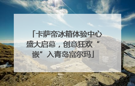 卡萨帝冰箱体验中心盛大启幕，创意狂欢“嵌”入青岛富尔玛