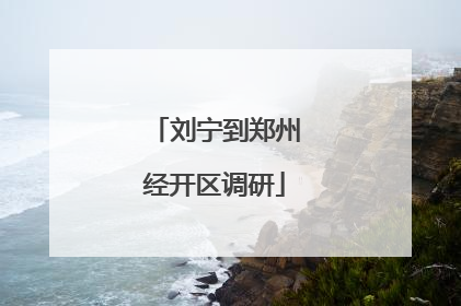 刘宁到郑州经开区调研