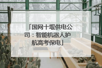 国网十堰供电公司：智能机器人护航高考保电