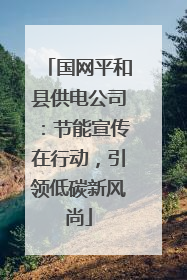 国网平和县供电公司：节能宣传在行动，引领低碳新风尚