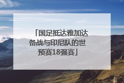 国足抵达雅加达备战与印尼队的世预赛18强赛