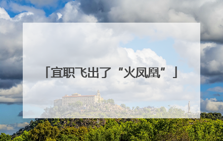 宜职飞出了“火凤凰”
