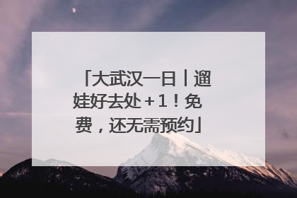 大武汉一日︱遛娃好去处＋1！免费，还无需预约
