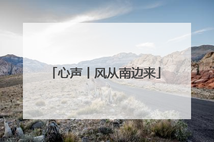 心声丨风从南边来