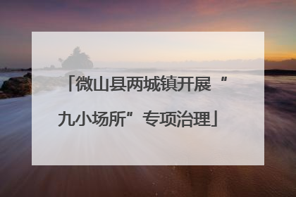 微山县两城镇开展“九小场所”专项治理