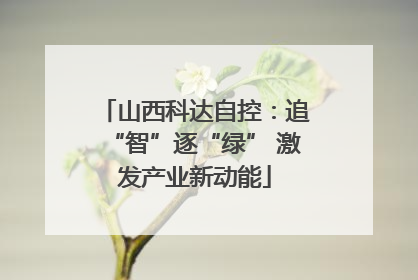 山西科达自控：追“智”逐“绿” 激发产业新动能