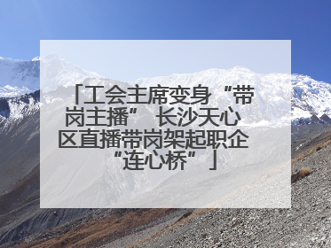 工会主席变身“带岗主播” 长沙天心区直播带岗架起职企“连心桥”