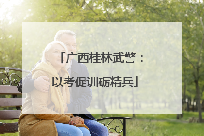 广西桂林武警：以考促训砺精兵