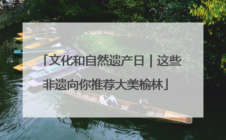 文化和自然遗产日｜这些非遗向你推荐大美榆林