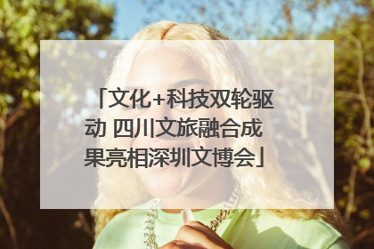 文化+科技双轮驱动 四川文旅融合成果亮相深圳文博会