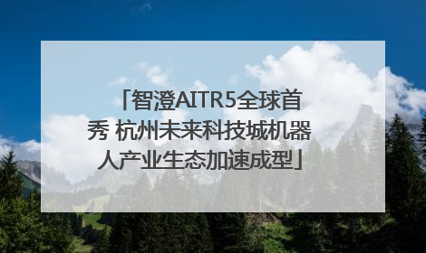 智澄AITR5全球首秀 杭州未来科技城机器人产业生态加速成型