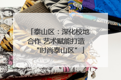 泰山区：深化校地合作 艺术赋能打造“时尚泰山区”