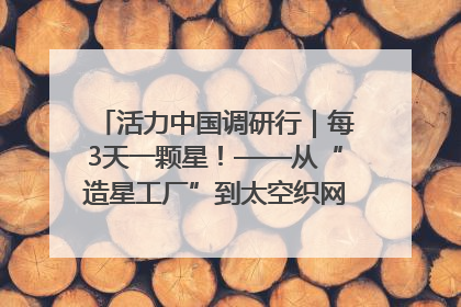 活力中国调研行｜每3天一颗星！——从“造星工厂”到太空织网的“银河速度”