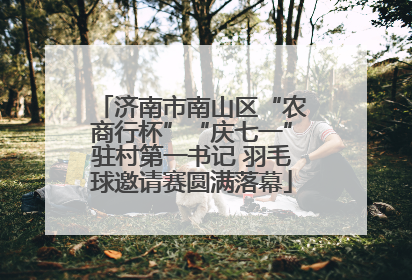 济南市南山区“农商行杯”“庆七一”驻村第一书记 羽毛球邀请赛圆满落幕
