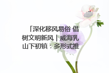 深化移风易俗 倡树文明新风｜威海乳山下初镇：多形式推进移风易俗 共筑文明和谐新风尚