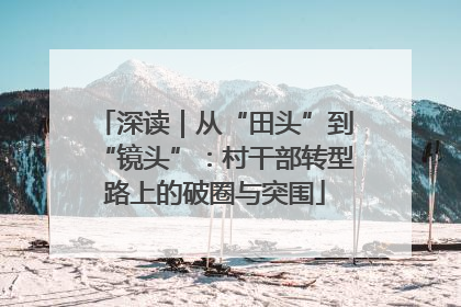 深读｜从“田头”到“镜头”：村干部转型路上的破圈与突围