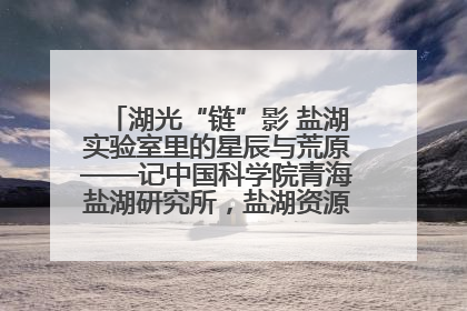 湖光“链”影 盐湖实验室里的星辰与荒原——记中国科学院青海盐湖研究所，盐湖资源化学实验室党总支书记、副主任刘忠