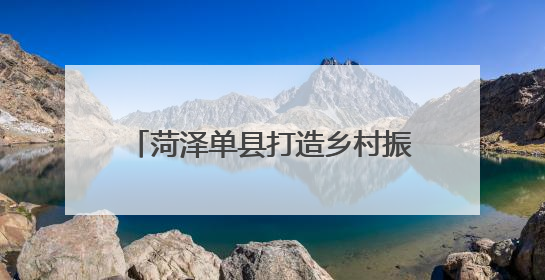 菏泽单县打造乡村振兴集中推进区 惠及十村2.14万群众