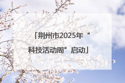 荆州市2025年“科技活动周”启动