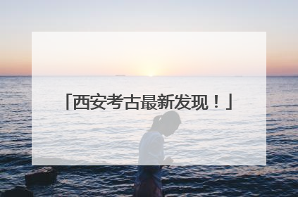 西安考古最新发现！