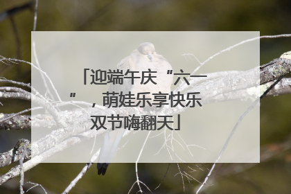 迎端午庆“六一”，萌娃乐享快乐双节嗨翻天