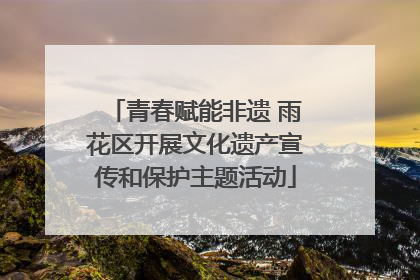 青春赋能非遗 雨花区开展文化遗产宣传和保护主题活动