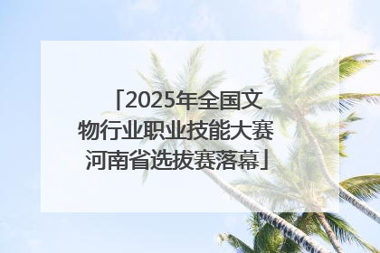 2025年全国文物行业职业技能大赛河南省选拔赛落幕
