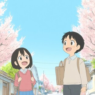 精品推荐《放学后甜品社》横版封面